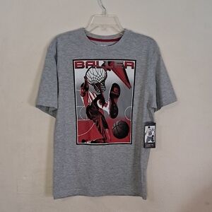 And1 Gray Basketball Graphic Tee